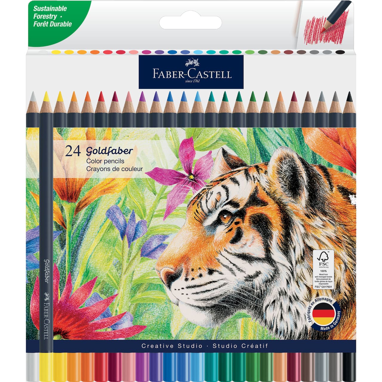Faber-Castell® Goldfaber 24-Piece Colour Pencils